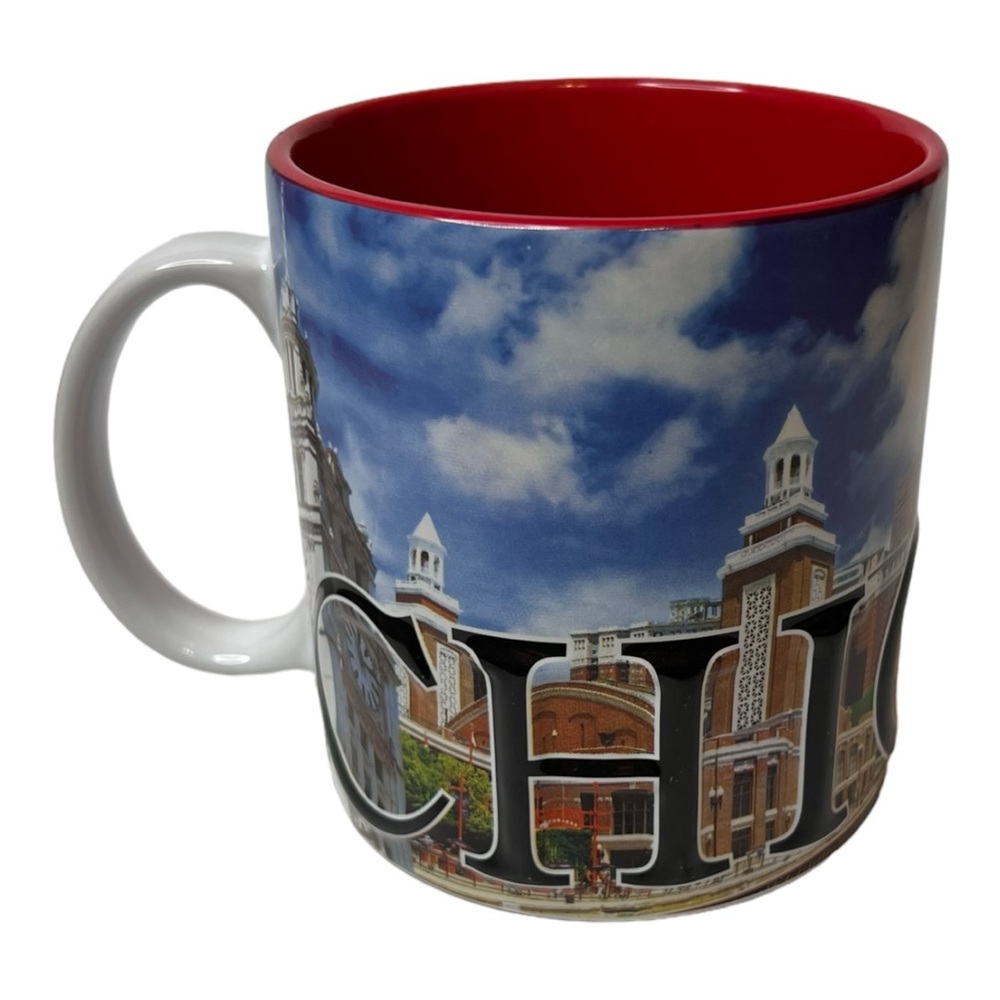 Americaware CHICAGO mug the Windy City oversized ceramic mug city skyline